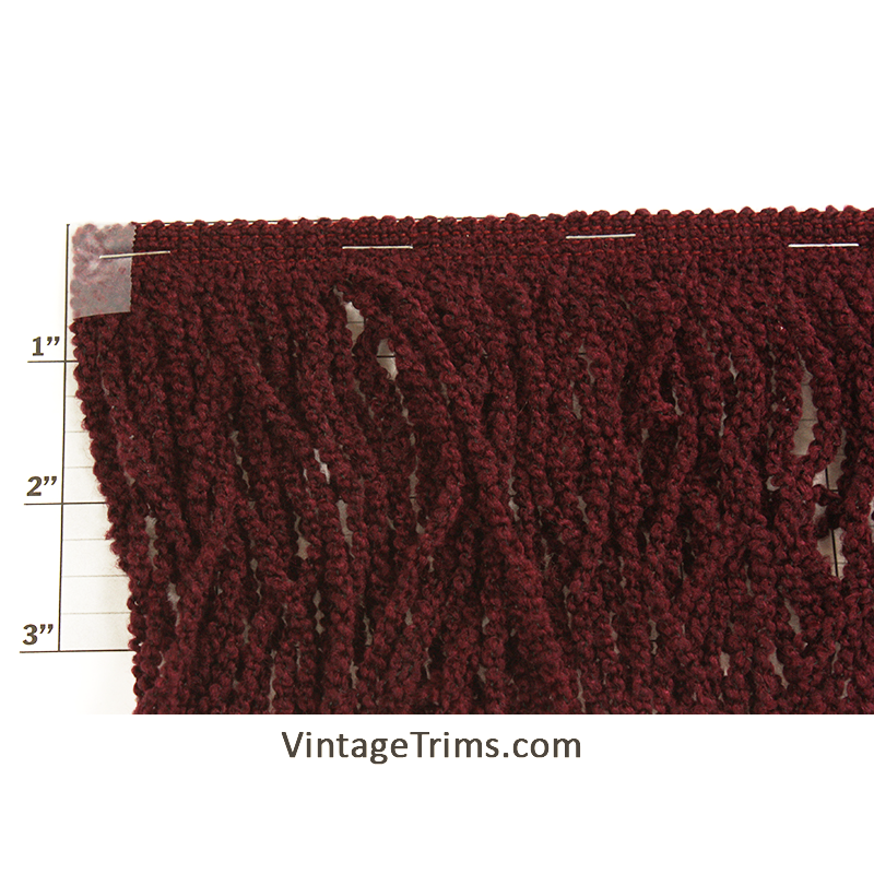 Boucle' Chainette Fringe 4" - 4 Colors