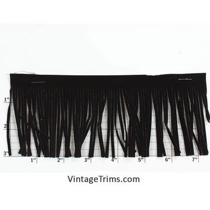 Suede Fringe 3" - 2 Colors