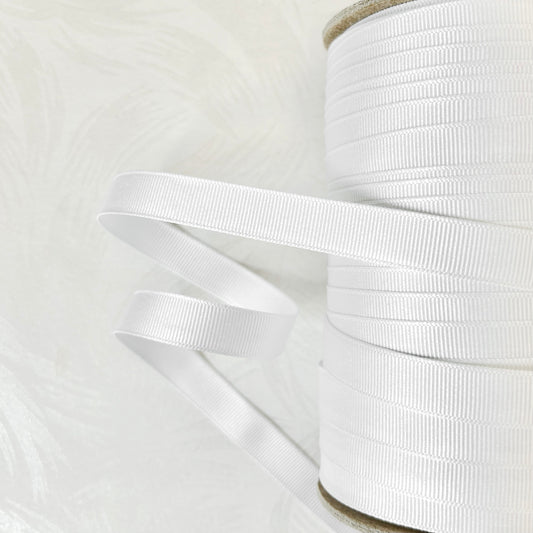 White_Grosgrain_Ribbon