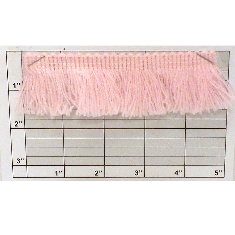 Pastel Brush Fringe 1-1/2" (Per Yard) 2 Colors